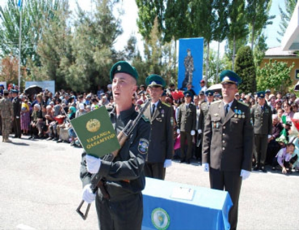 Чегарачилар қасамёд қилишди