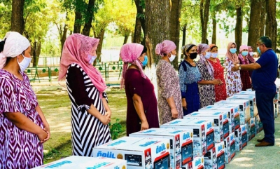 ИЖТИМОИЙ ҲИМОЯГА МУҲТОЖ ХОТИН-ҚИЗЛАР ҚЎЛЛАБ-ҚУВВАТЛАНДИ