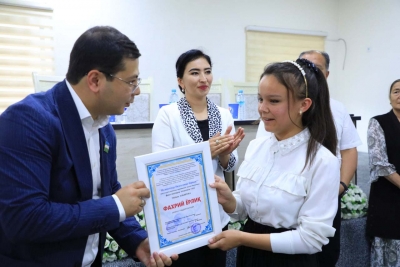 Ўқувчилар муносиб тақдирланди