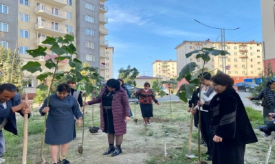 "Оналар яшил макон учун" акцияси ўтказилди